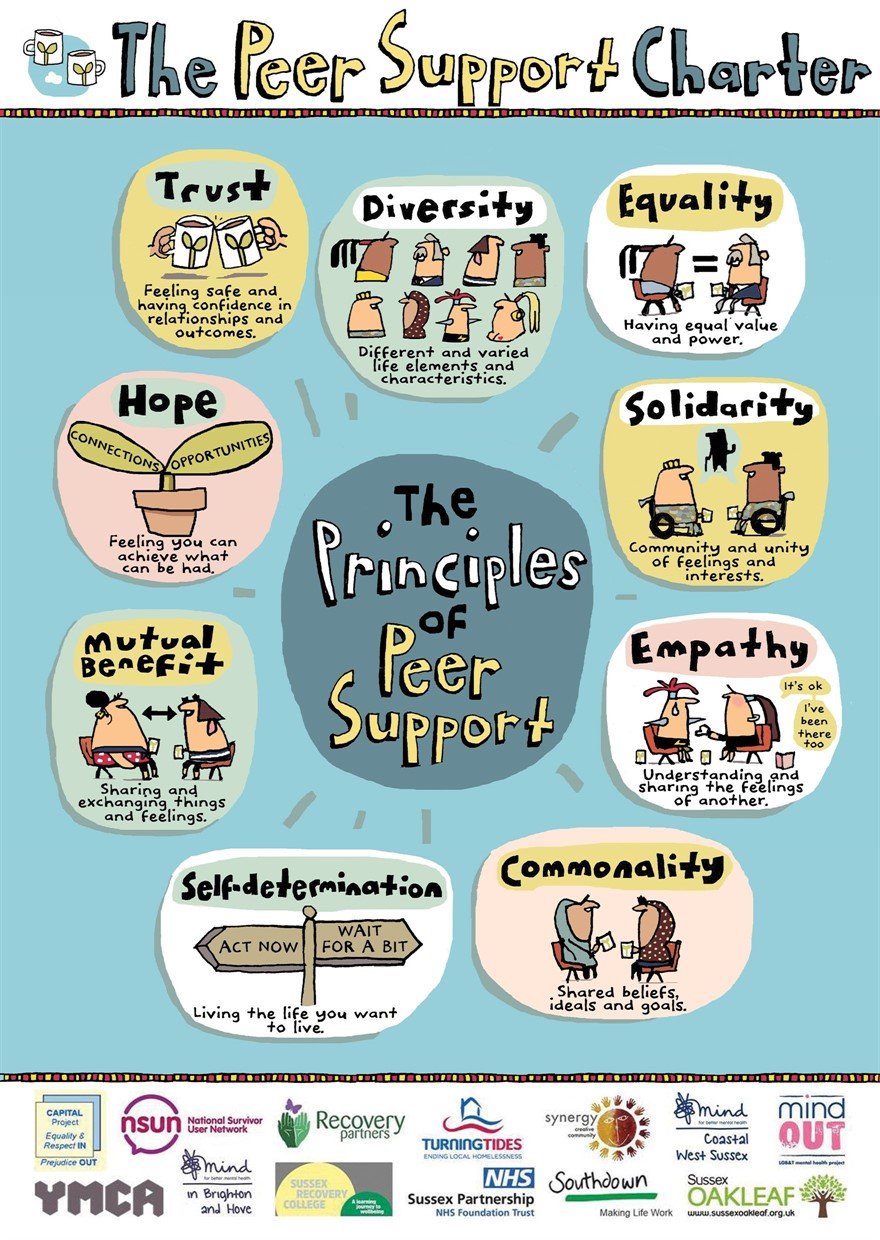 research about peer support